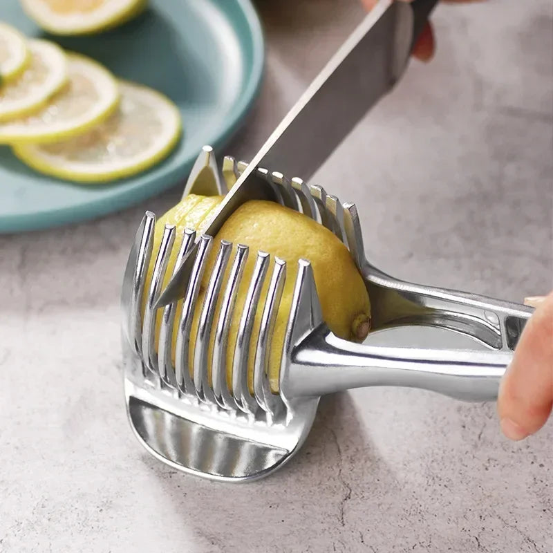 SliceGuard™ — Stainless Steel Onion & Veggie Holder