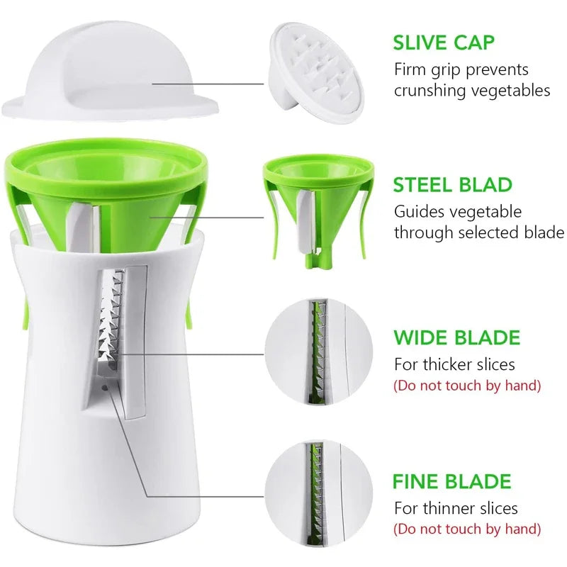 SpiralPro™ — Heavy-Duty Vegetable Spiralizer